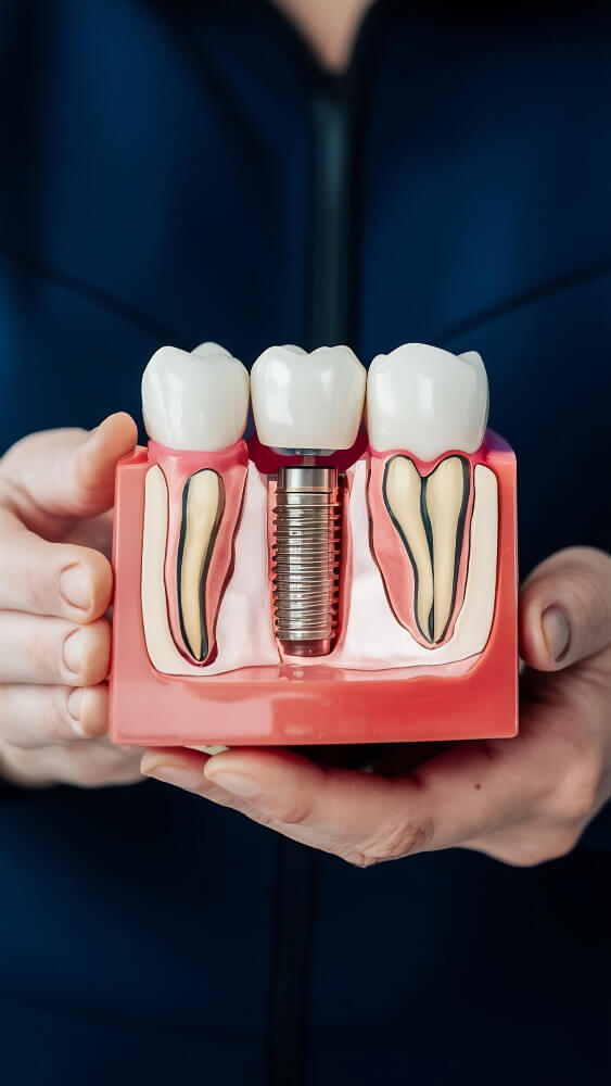 Diş implantı örneği